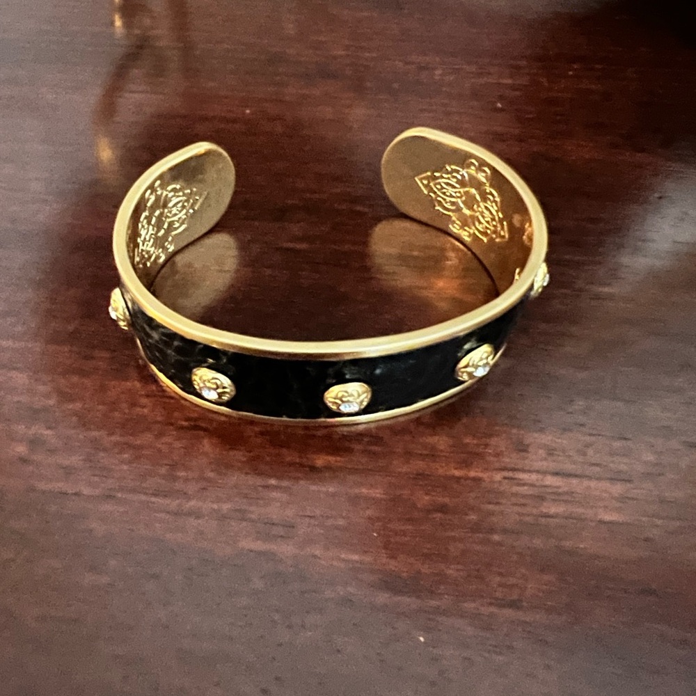 Brighton Gold and Black Embellished Bracelet